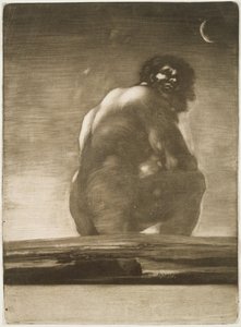 Sittande jätte av Francisco de Goya